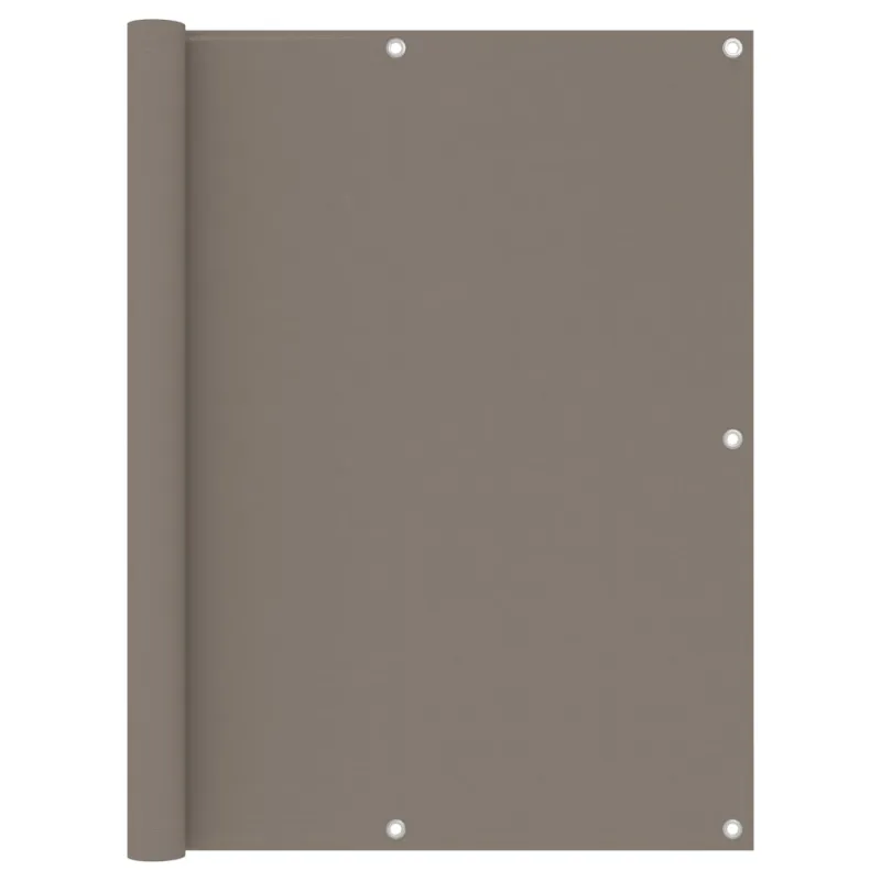 Balkono pertvara, taupe spalvos, 120x600cm, oksfordo audinys