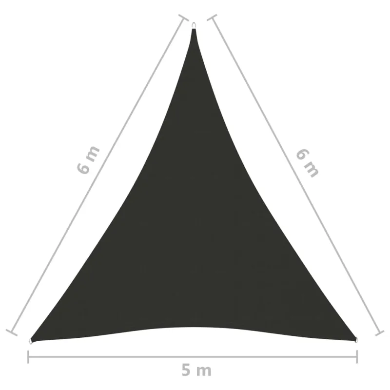 Uždanga nuo saulės, antracito, 5x6x6m, oksfordo audinys