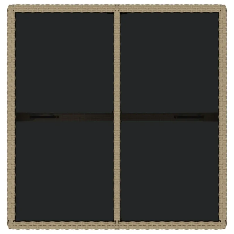 Sodo pöytätaso, hiekka, 109x107x74cm, polyratasta ja lasia