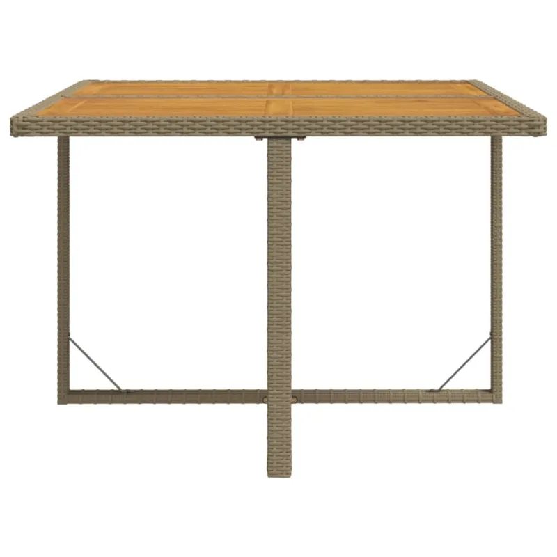 Sodo pöytätaso, hiekka, 109x107x74cm, polyratasta ja akasiapuuta