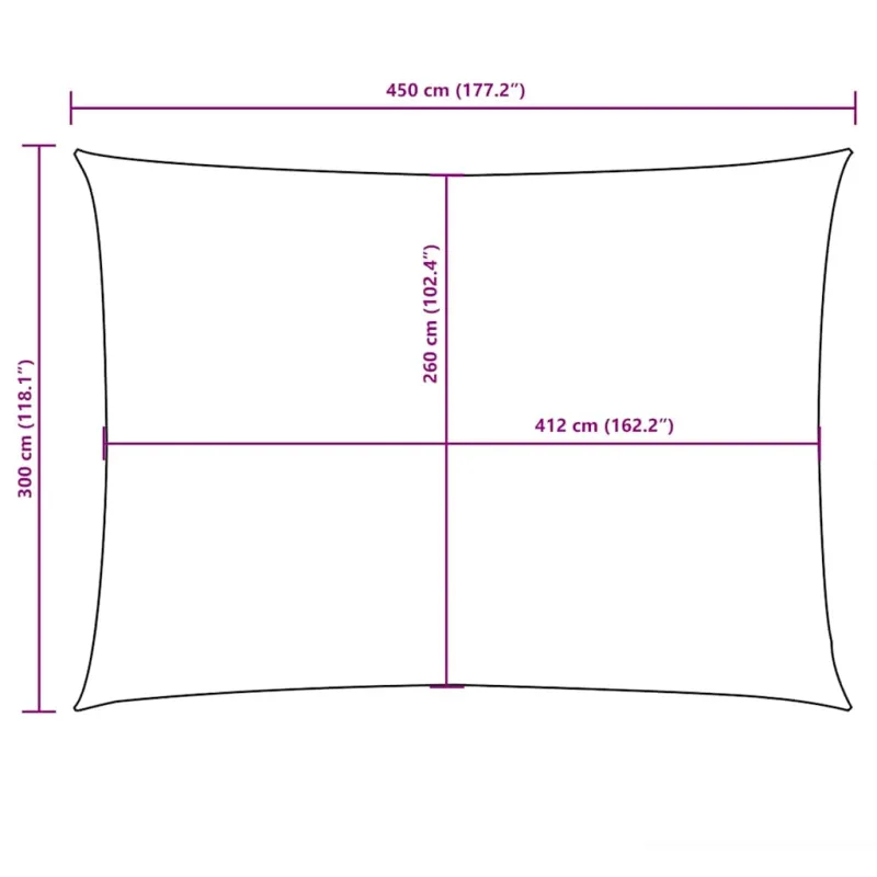 Uždanga nuo saulės, balta, 3x4,5m, oksfordo audinys