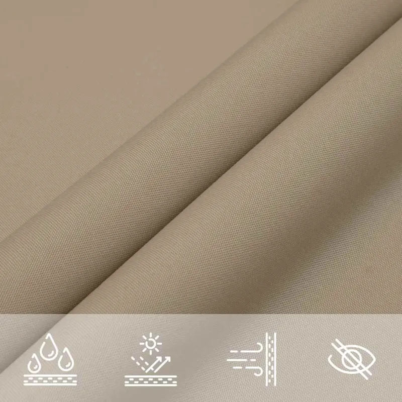 Uždanga nuo saulės, taupe, 3x6m, oksfordo audinys, stačiakampė