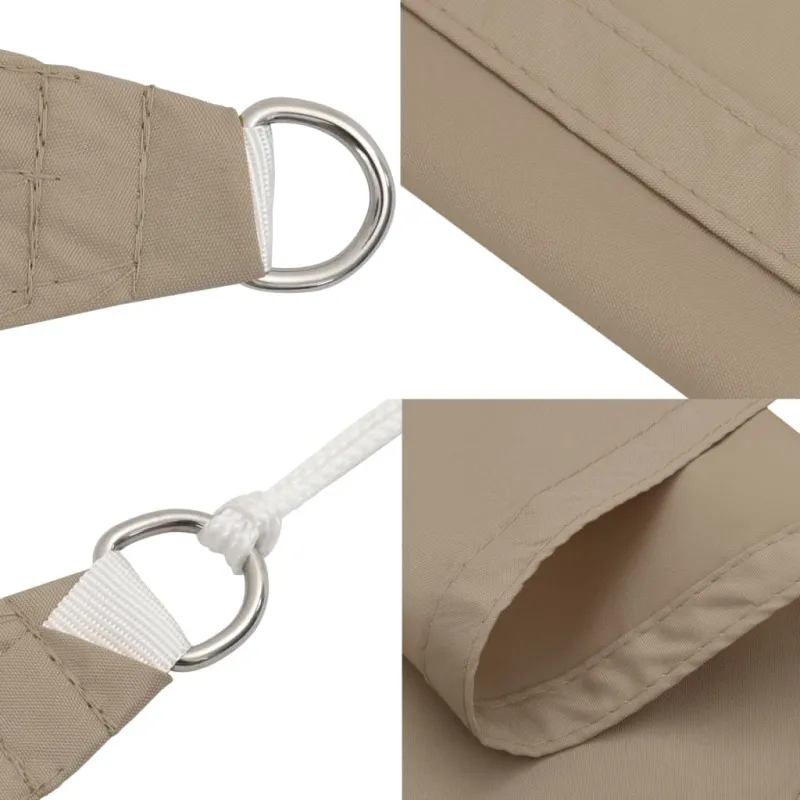 Uždanga nuo saulės, taupe, 4,5x4,5x4,5m, oksfordo audinys