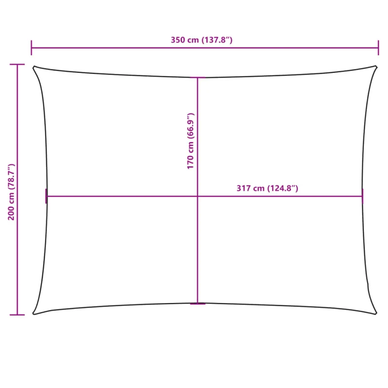 Uždanga nuo saulės, geltona, 2x3,5 m, oksfordo audinys