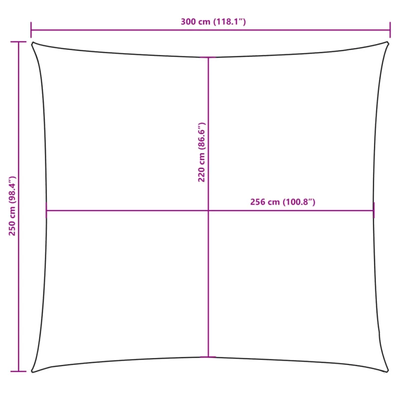 Uždanga nuo saulės, geltona, 2,5x3m, oksfordo audinys