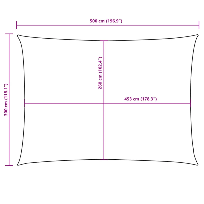 Uždanga nuo saulės, raudona, 3x5m, oksfordo audinys