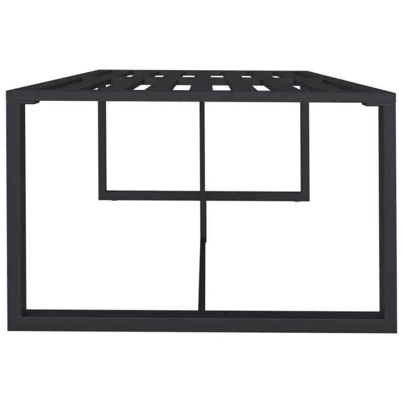 Lauko ruokailupöytä, antrasiitti, 120x60x66cm, alumiini