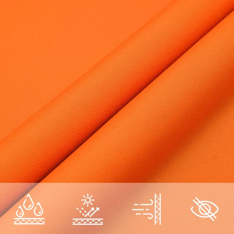 Burė nuo saulės, oranžinė, 2x2,5m, oksfordas, stačiakampė