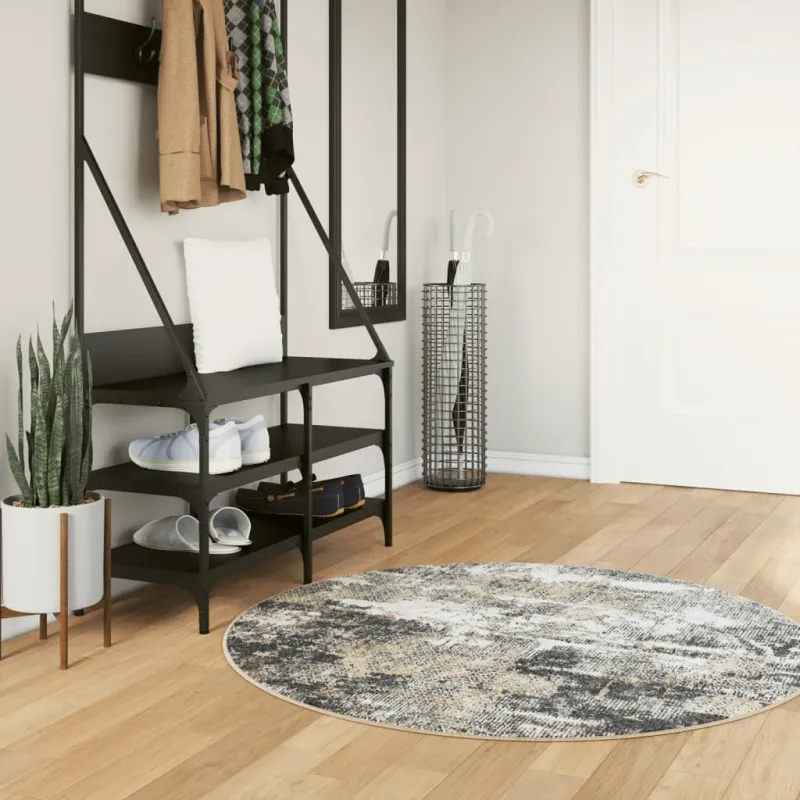 Kilimas, spalvotas, 120cm skersmens, plaunamas