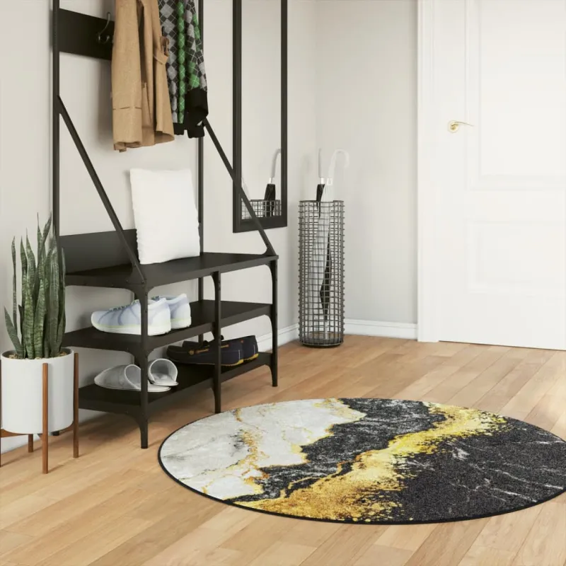 Kilimas, spalvotas, 120cm skersmens, plaunamas