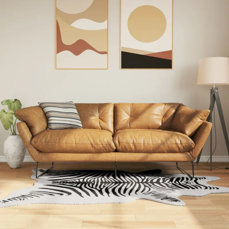 Kilimas, juodas ir baltas, 120x170cm, plaunamas