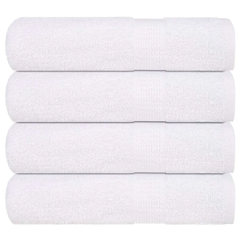 Rankšluosčiai, FROGN, 4 vnt., balti, 50x100 cm, 360 g/m²