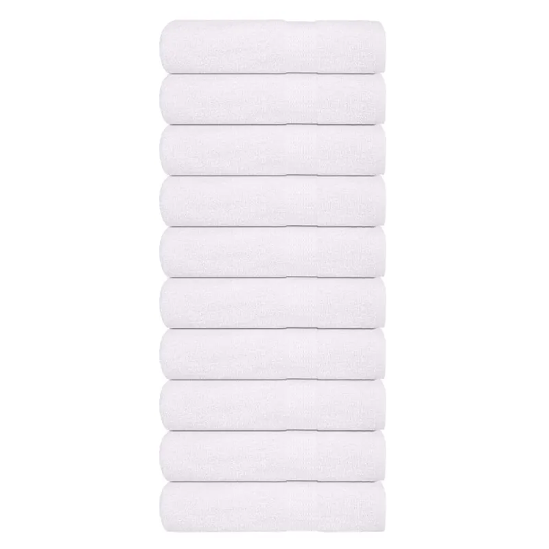 Rankšluosčiai, FROGN, 10 vnt., balti, 50x100 cm, 360 g/m²