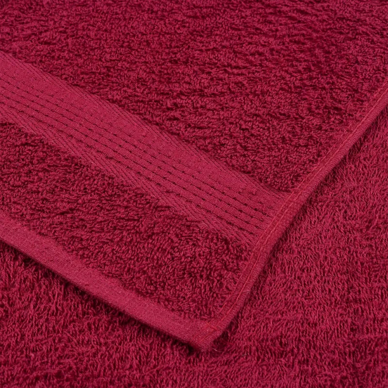 Rankšluosčiai, FROGN, 10 vnt., bordo spalvos, 50x100 cm, 360 g/m²