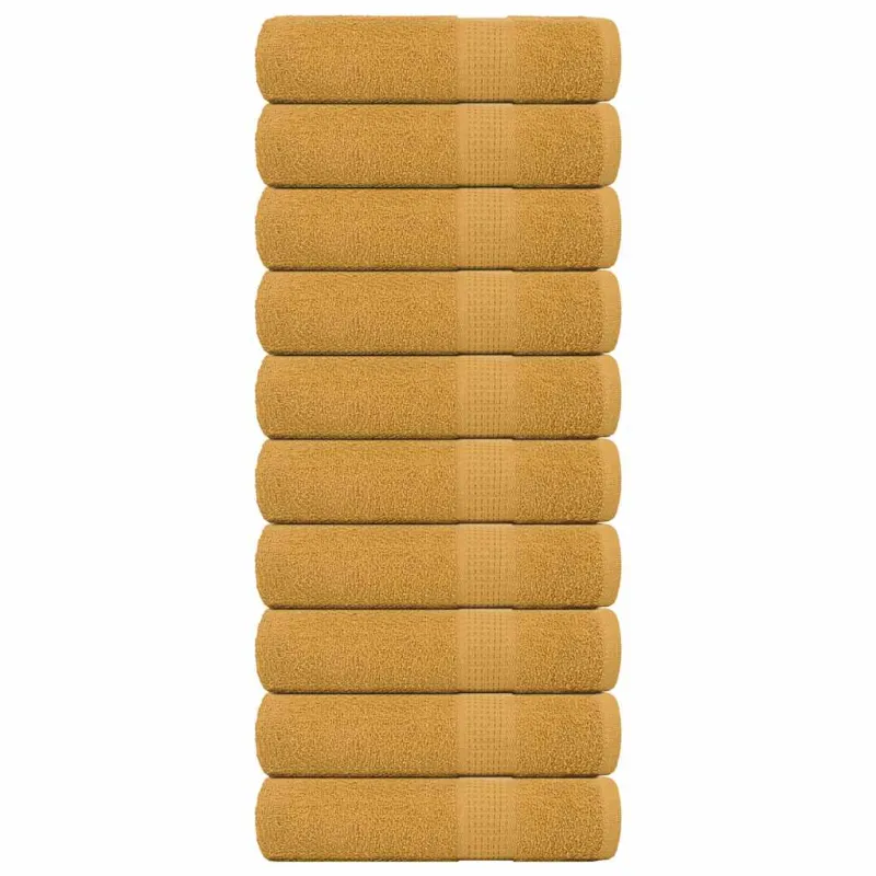 Rankšluosčiai, FROGN, 10 vnt., auksiniai, 50x100 cm, 360 g/m²