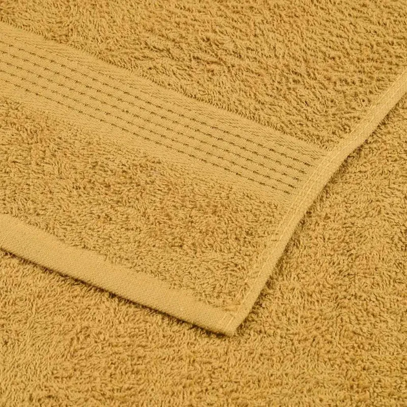 Rankšluosčiai, FROGN, 2 vnt., auksiniai, 100x150 cm, 360 g/m²