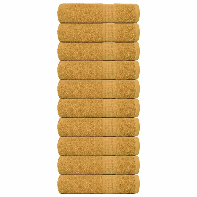 Rankšluosčiai, FROGN, 10 vnt., auksiniai, 100x150 cm, 360 g/m²