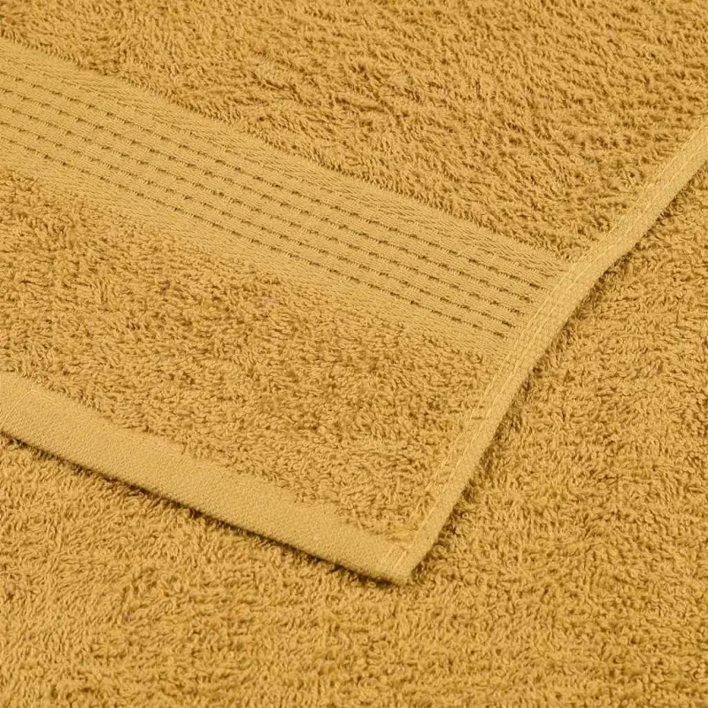 Pirties rankšluosčiai, FROGN, 2 vnt., auksinės spalvos, 80x200 cm, 360 g/m²