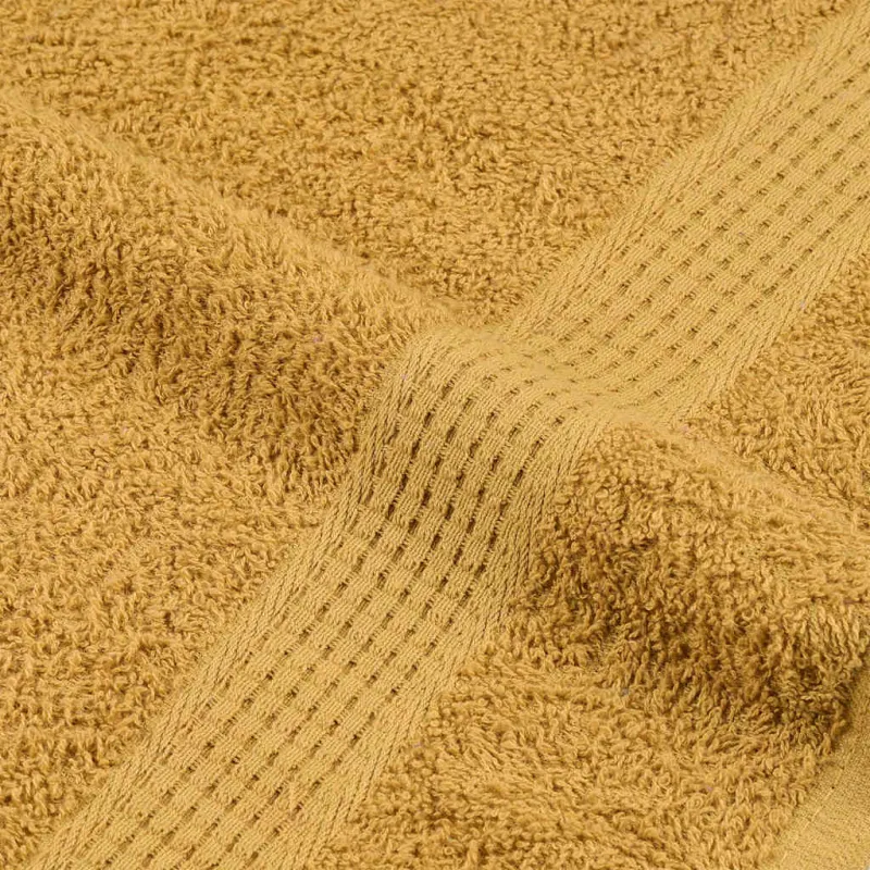 Pirties rankšluosčiai, FROGN, 2 vnt., auksinės spalvos, 80x200 cm, 360 g/m²