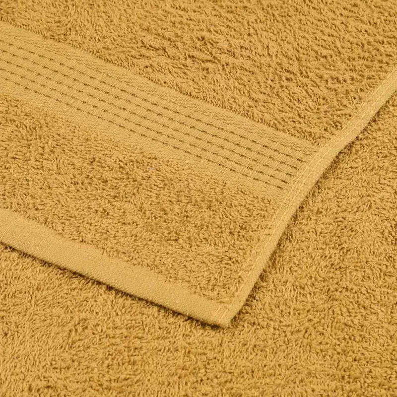 Rankšluosčiai, FROGN, 4 vnt., auksiniai, 100x200 cm, 360 g/m²