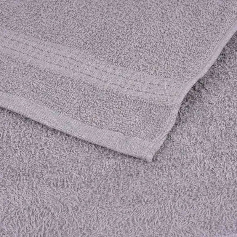 Pirties rankšluosčiai, FROGN, 4 vnt., pilki, 80x200 cm, 360 g/m²
