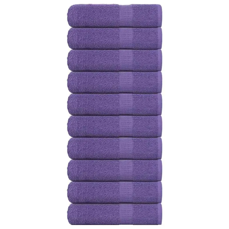 Dušo rankšluosčiai, FROGN, 10 vnt., violetiniai, 70x140 cm, 360 g/m²