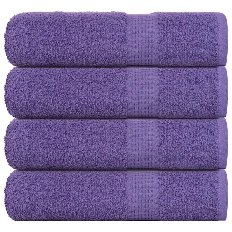 Rankšluosčiai, FROGN, 4 vnt., violetiniai, 100x150 cm, 360 g/m²