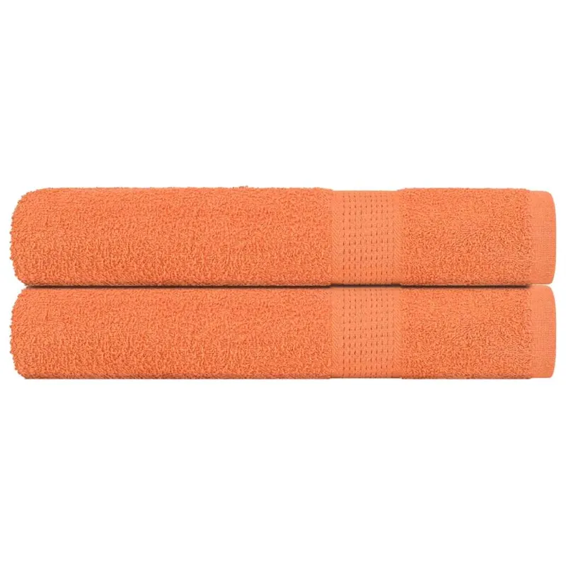 Pirties rankšluosčiai, FROGN, 2 vnt., oranžiniai, 80x200 cm, 360 g/m²