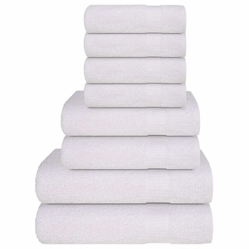 8 dalių rankšluosčių komplektas FROGN baltas, 360 g/m²