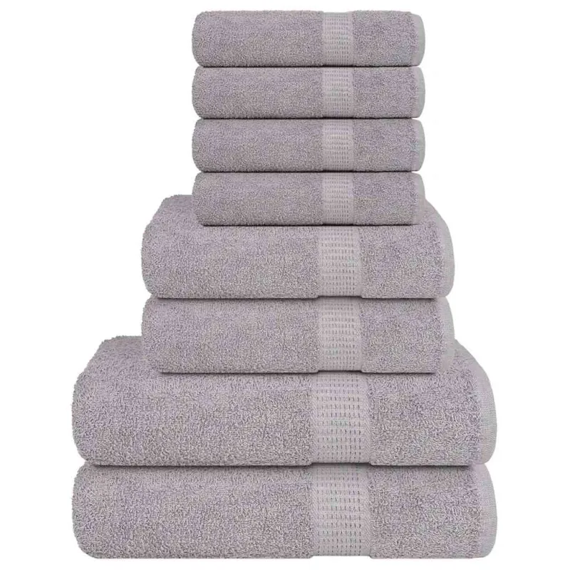 8 dalių rankšluosčių komplektas FROGN pilkas, 360 g/m²