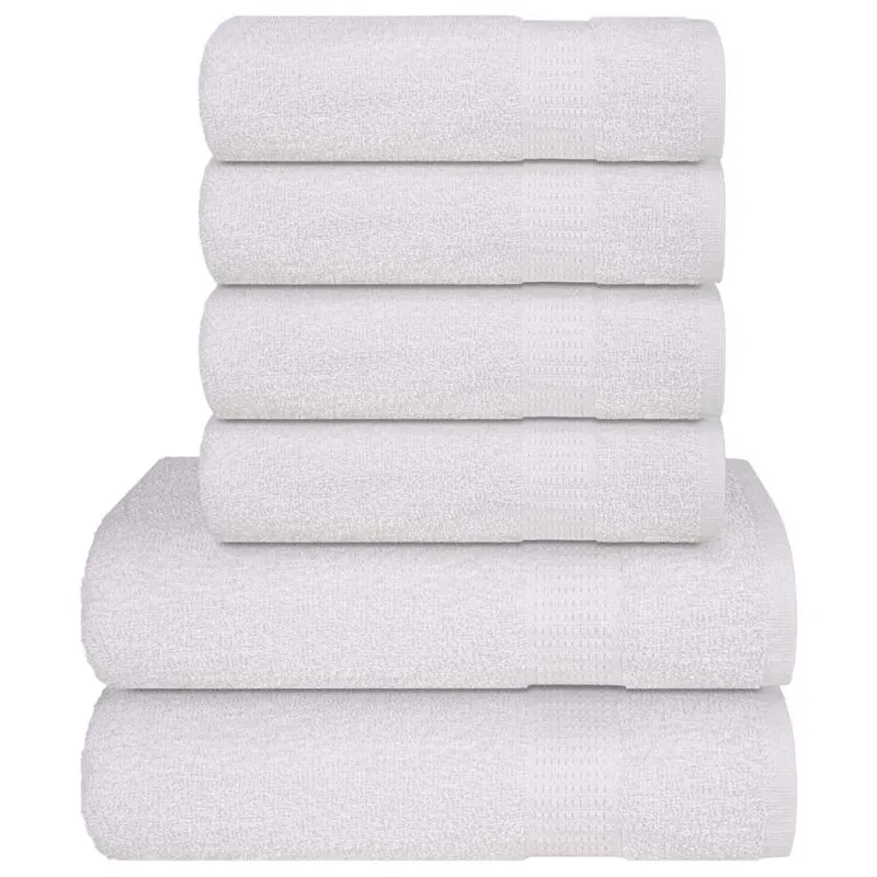 6 dalių rankšluosčių komplektas FROGN baltas, 360 g/m²