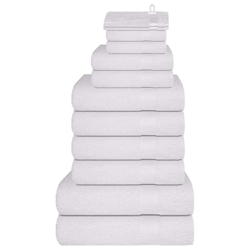12 dalių rankšluosčių komplektas FROGN baltas, 360 g/m²