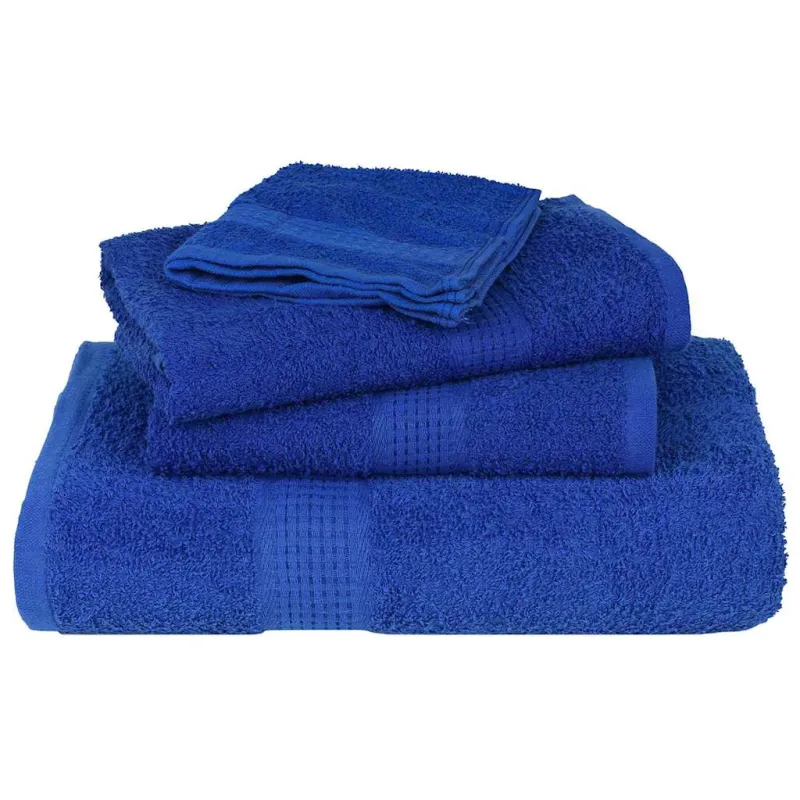 12 dalių rankšluosčių komplektas FROGN mėlynas, 360 g/m²