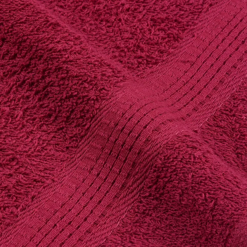12 dalių rankšluosčių komplektas FROGN bordo spalvos, 360 g/m²
