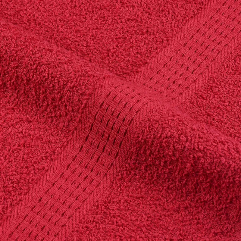 12 dalių rankšluosčių komplektas FROGN raudonas, 360 g/m²