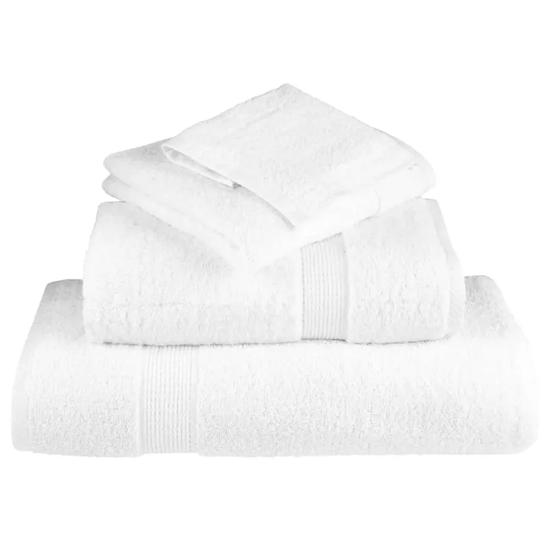 Dušo rankšluosčiai, SOLUND, 10vnt., balti, 70x140cm, 600g/m²