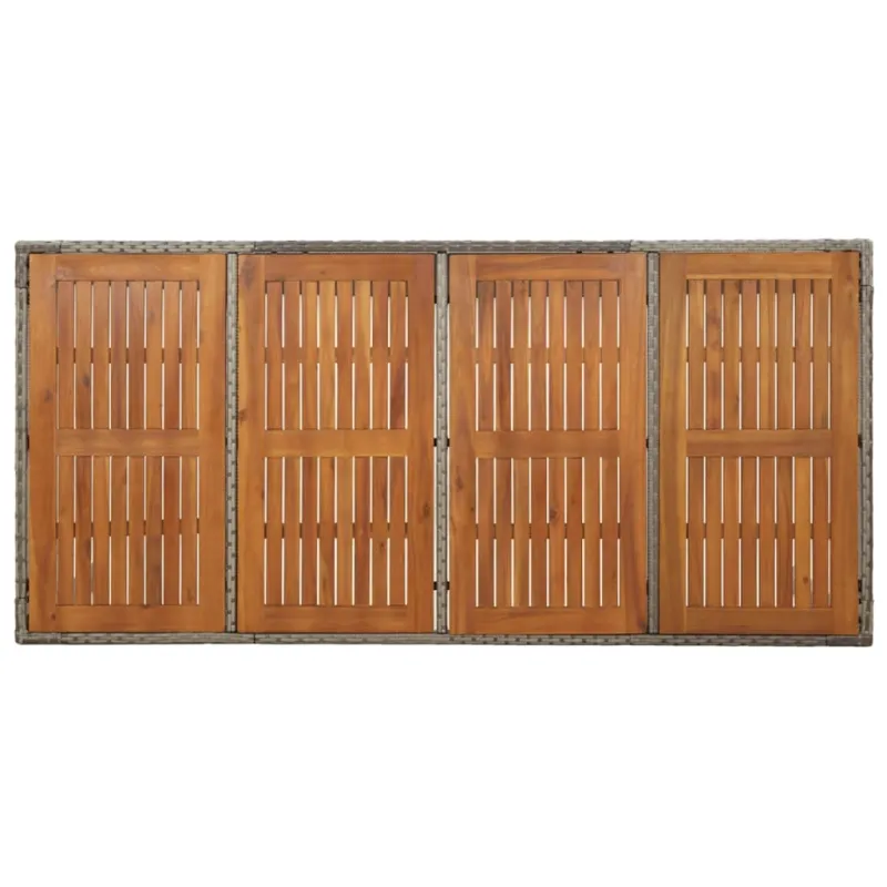 Soodekomplekti ja pehmendustega, 9-osaline, hall, polyrataani