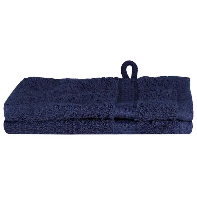 Svečių Rankšluostis SOLUND 2 pcs Jūrinė mėlyna 15 x 21 cm