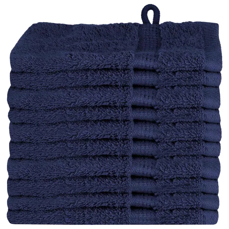 Svečių Rankšluostis SOLUND 10 pcs Jūrinė mėlyna 15 x 21 cm
