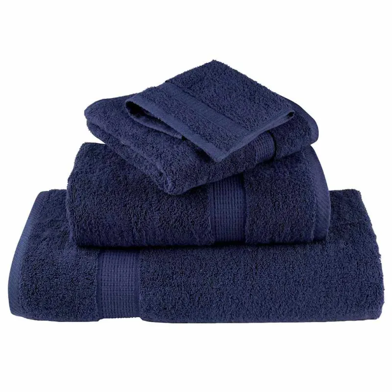 Svečių Rankšluostis SOLUND 10 pcs Jūrinė mėlyna 15 x 21 cm