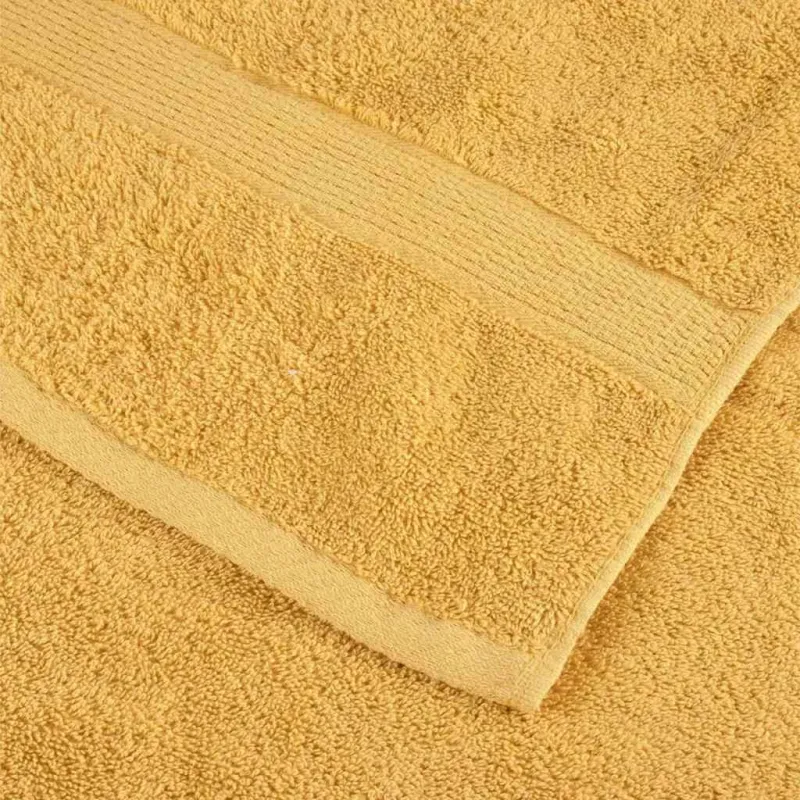 Svečių Rankšluostis SOLUND 4 pcs Auksinė 15 x 21 cm 550 gsm