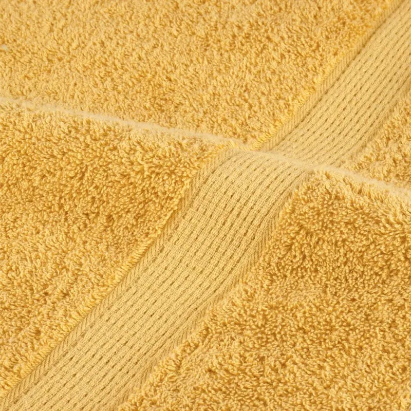Rankšluosčiai, SOLUND, 2vnt., auksiniai, 100x200cm, 600g/m²