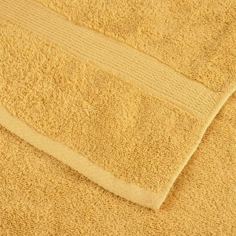 Rankšluosčiai, SOLUND, 4vnt., auksiniai, 100x200cm, 600g/m²