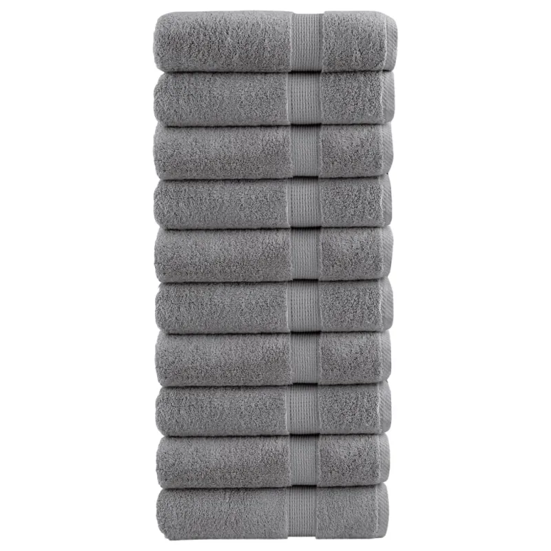 Rankšluosčiai rankoms, SOLUND, 10vnt. pilki 50x100cm 600g/m²