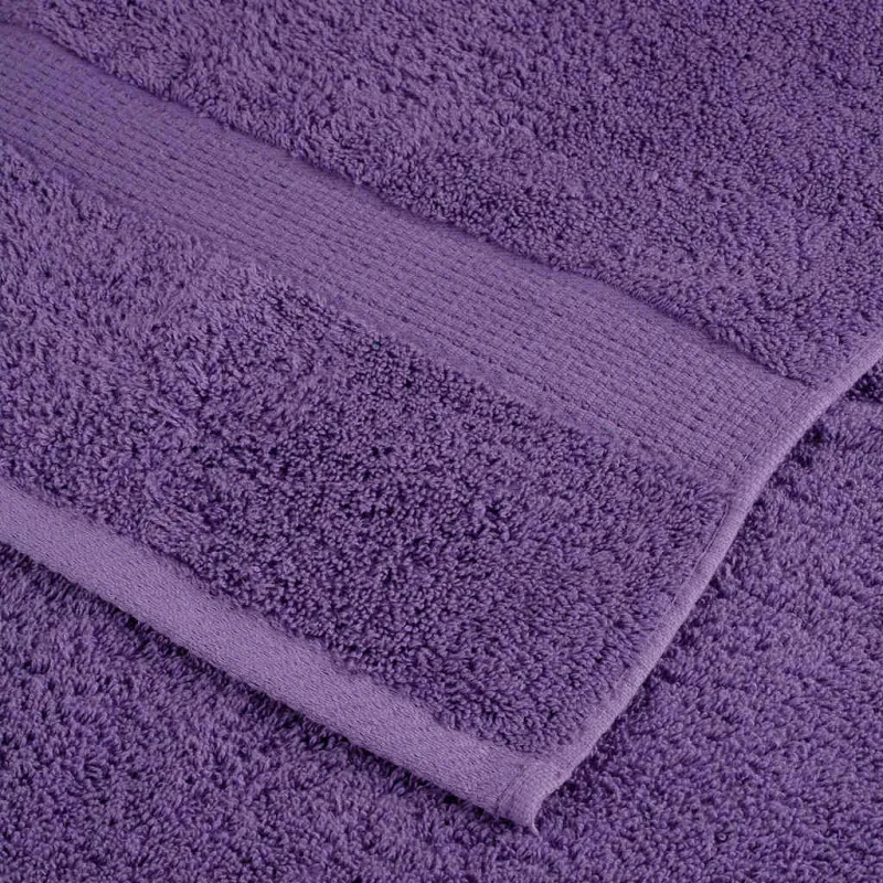 Rankšluosčiai SOLUND, 4vnt., violetiniai, 100x200cm, 600g/m²
