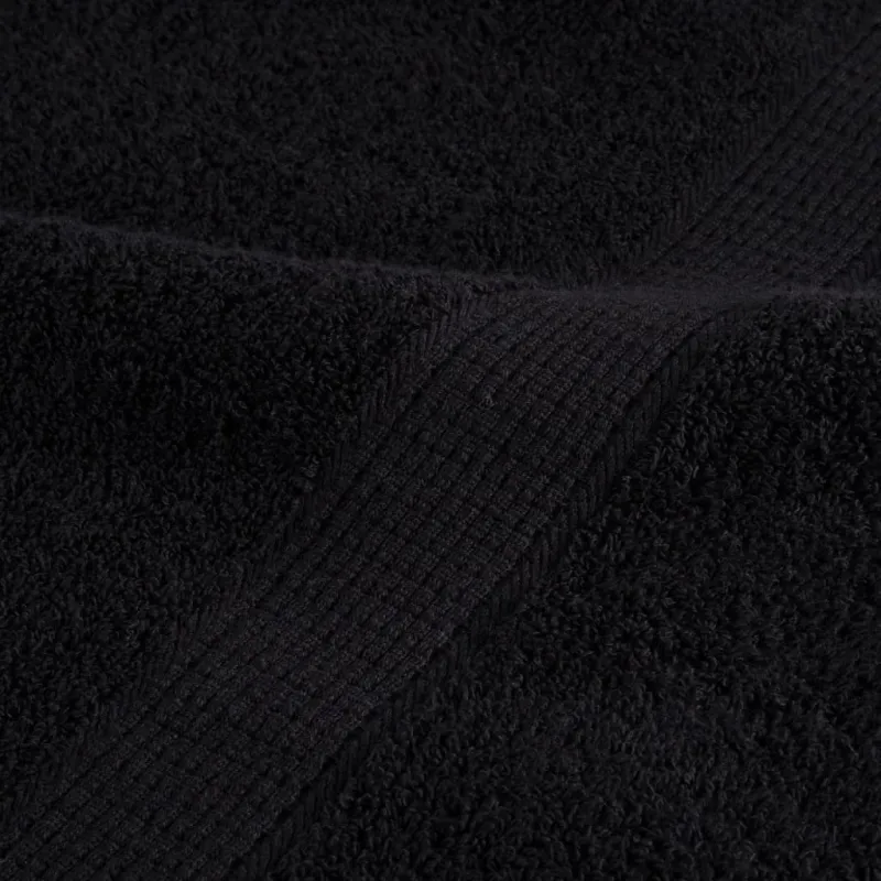 Pirties rankšluosčiai SOLUND, 4vnt., juodi, 80x200cm, 600g/m²