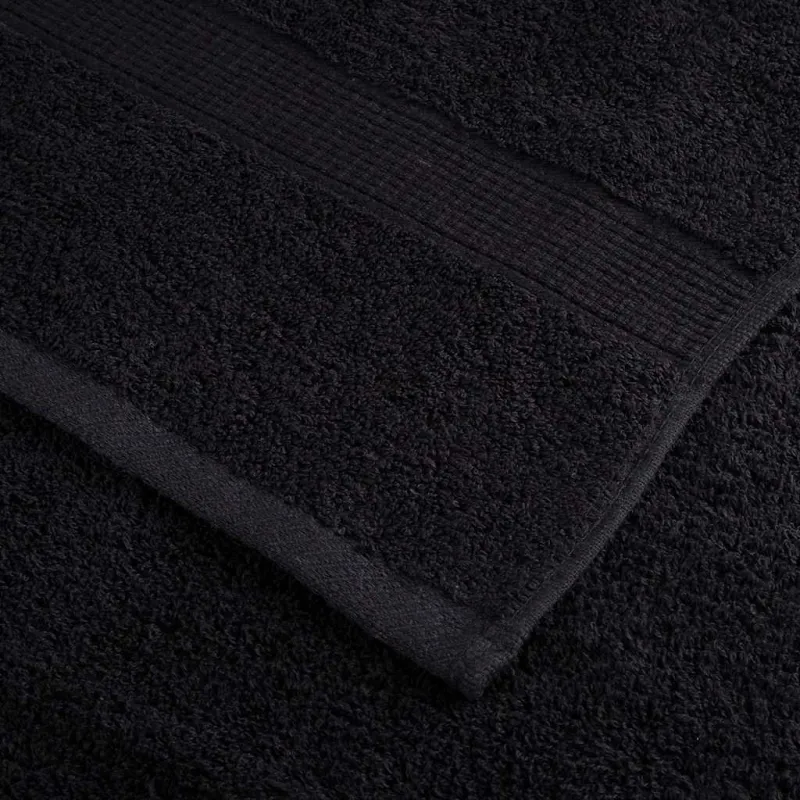 Rankšluosčiai SOLUND, 2vnt., juodi, 100x200cm, 600g/m²