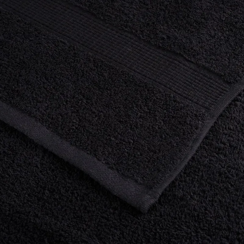 Rankšluosčiai SOLUND, 4vnt., juodi, 100x200cm, 600g/m²