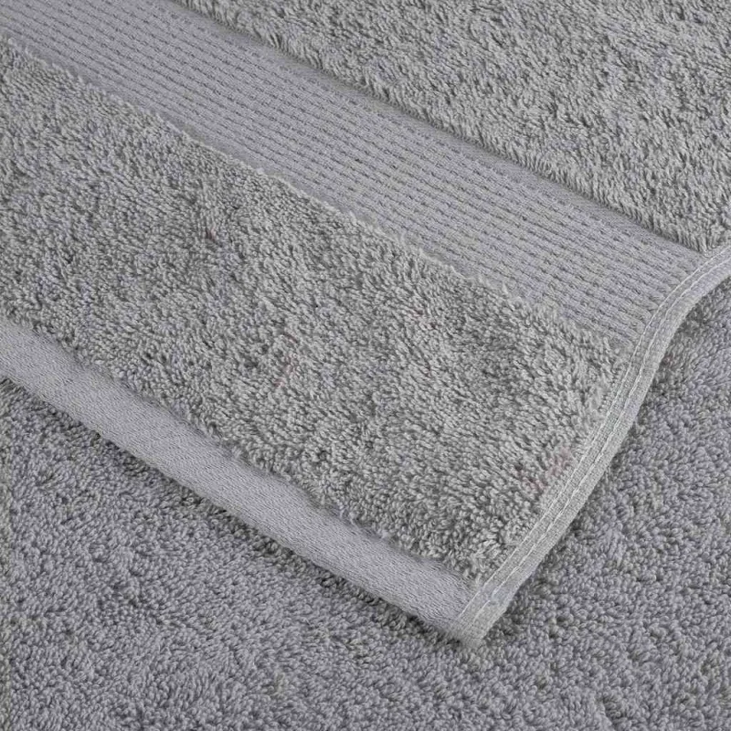 Rankšluosčių rinkinys SOLUND, 12vnt., pilki, 600g/m²