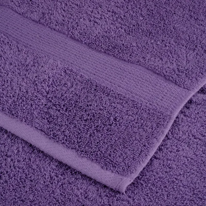 Rankšluosčių rinkinys SOLUND, 12vnt., violetiniai, 600g/m²